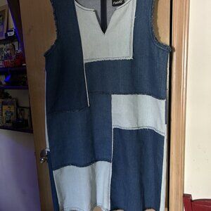 Nanette Lepore Patchwork Dress Size L